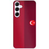Techtree Samsung Galaxy A55 Uyumlu Türk Milli Takım Parçalı Forma Baskılı Silikon Kılıf