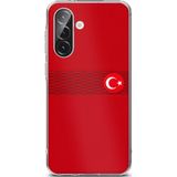 Techtree Samsung Galaxy A56 Uyumlu Türk Milli Takım Izgara Desenli Forma Baskılı Silikon Kılıf
