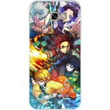 Techtree Samsung Galaxy A7 2017 Uyumlu Demon Slayer Efsanesi:İblis Avcıları Baskılı Silikon Kılıf