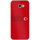 Techtree Samsung Galaxy A7 2017 Uyumlu Türk Milli Takım Izgara Desenli Forma Baskılı Silikon Kılıf
