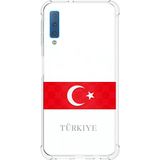 Techtree Samsung Galaxy A7 2018 Uyumlu Türk Milli Takım Forma Baskılı Silikon Kılıf