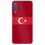 Techtree Samsung Galaxy A7 2018 Uyumlu Türk Milli Takım Kırmızı Forma Baskılı Silikon Kılıf