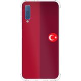 Techtree Samsung Galaxy A7 2018 Uyumlu Türk Milli Takım Parçalı Forma Baskılı Silikon Kılıf
