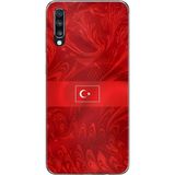 Techtree Samsung Galaxy A70 Uyumlu Türk Milli Takım Desenli Forma Baskılı Silikon Kılıf