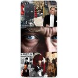 Techtree Samsung Galaxy A71 Uyumlu Atatürk İstiklal Panoraması Baskılı Silikon Kılıf