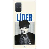 Techtree Samsung Galaxy A71 Uyumlu Atatürk Lider Baskılı Silikon Kılıf