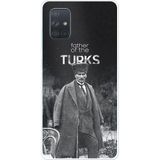 Techtree Samsung Galaxy A71 Uyumlu Atatürk'ün Mirası Baskılı Silikon Kılıf