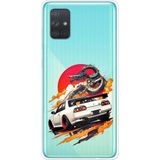 Techtree Samsung Galaxy A71 Uyumlu GTR Güneş Ejderha Tasarımlı Baskılı Silikon Kılıf