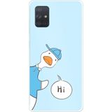 Techtree Samsung Galaxy A71 Uyumlu Merhaba Ördek Baskılı Silikon Kılıf