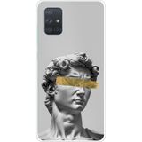 Techtree Samsung Galaxy A71 Uyumlu Modern Hellenistik Davut Baskılı Silikon Kılıf