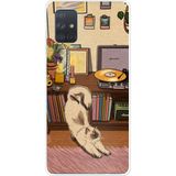 Techtree Samsung Galaxy A71 Uyumlu Nostaljik Köpek Tasarımlı Baskılı Silikon Kılıf