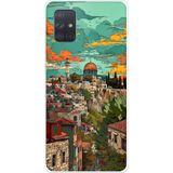 Techtree Samsung Galaxy A71 Uyumlu Özgür Filistin Ve Kubbetüs Sahra Baskılı Silikon Kılıf