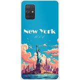 Techtree Samsung Galaxy A71 Uyumlu Özgürlük Heykeli New York Baskılı Silikon Kılıf