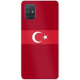 Techtree Samsung Galaxy A71 Uyumlu Türk Milli Takım Kırmızı Forma Baskılı Silikon Kılıf