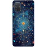Techtree Samsung Galaxy A71 Uyumlu Yıldız Atlası Kozmik Rehber Baskılı Silikon Kılıf
