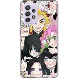 Techtree Samsung Galaxy A72 Uyumlu Demon Slayer Manga Baskılı Silikon Kılıf