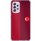 Techtree Samsung Galaxy A72 Uyumlu Türk Milli Takım Parçalı Forma Baskılı Silikon Kılıf
