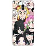 Techtree Samsung Galaxy J6 PLUS Uyumlu Demon Slayer Manga Baskılı Silikon Kılıf