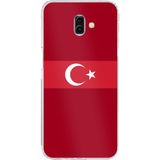Techtree Samsung Galaxy J6 PLUS Uyumlu Türk Milli Takım Kırmızı Forma Baskılı Silikon Kılıf