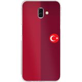 Techtree Samsung Galaxy J6 PLUS Uyumlu Türk Milli Takım Parçalı Forma Baskılı Silikon Kılıf