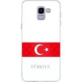 Techtree Samsung Galaxy J6 Uyumlu Türk Milli Takım Forma Baskılı Silikon Kılıf