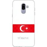 Techtree Samsung Galaxy J8-A6 Plus Uyumlu Türk Milli Takım Forma Baskılı Silikon Kılıf