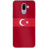 Techtree Samsung Galaxy J8-A6 Plus Uyumlu Türk Milli Takım Kırmızı Forma Baskılı Silikon Kılıf