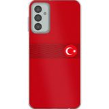 Techtree Samsung Galaxy M13-M23 Uyumlu Türk Milli Takım Izgara Desenli Forma Baskılı Silikon Kılıf
