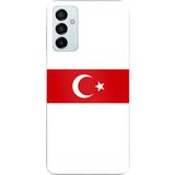 Techtree Samsung Galaxy M14 Uyumlu Türk Milli Takım Beyaz Forma Baskılı Silikon Kılıf