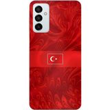 Techtree Samsung Galaxy M14 Uyumlu Türk Milli Takım Desenli Forma Baskılı Silikon Kılıf