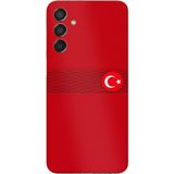 Techtree Samsung Galaxy M15 Uyumlu Türk Milli Takım Izgara Desenli Forma Baskılı Silikon Kılıf