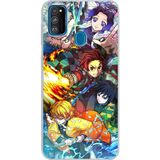 Techtree Samsung Galaxy M30S/M21 Uyumlu Demon Slayer Efsanesi:İblis Avcıları Baskılı Silikon Kılıf
