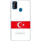 Techtree Samsung Galaxy M30S/M21 Uyumlu Türk Milli Takım Forma Baskılı Silikon Kılıf