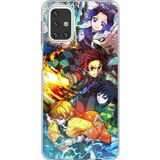 Techtree Samsung Galaxy M31s Uyumlu Demon Slayer Efsanesi:İblis Avcıları Baskılı Silikon Kılıf