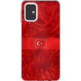 Techtree Samsung Galaxy M31s Uyumlu Türk Milli Takım Desenli Forma Baskılı Silikon Kılıf