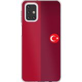 Techtree Samsung Galaxy M31s Uyumlu Türk Milli Takım Parçalı Forma Baskılı Silikon Kılıf