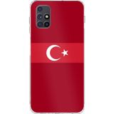 Techtree Samsung Galaxy M51 Uyumlu Türk Milli Takım Kırmızı Forma Baskılı Silikon Kılıf