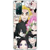 Techtree Samsung Galaxy S20 FE Uyumlu Demon Slayer Manga Baskılı Silikon Kılıf