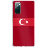 Techtree Samsung Galaxy S20 FE Uyumlu Türk Milli Takım Kırmızı Forma Baskılı Silikon Kılıf
