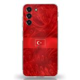 Techtree Samsung Galaxy S21 FE Uyumlu Türk Milli Takım Desenli Forma Baskılı Silikon Kılıf