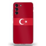Techtree Samsung Galaxy S21 FE Uyumlu Türk Milli Takım Kırmızı Forma Baskılı Silikon Kılıf