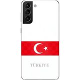 Techtree Samsung Galaxy S21 PLUS Uyumlu Türk Milli Takım Forma Baskılı Silikon Kılıf