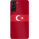 Techtree Samsung Galaxy S21 PLUS Uyumlu Türk Milli Takım Kırmızı Forma Baskılı Silikon Kılıf