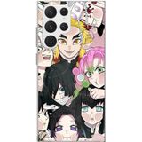Techtree Samsung Galaxy S22 Ultra Uyumlu Demon Slayer Manga Baskılı Silikon Kılıf
