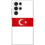 Techtree Samsung Galaxy S22 Ultra Uyumlu Türk Milli Takım Beyaz Forma Baskılı Silikon Kılıf