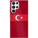 Techtree Samsung Galaxy S22 Ultra Uyumlu Türk Milli Takım Kırmızı Forma Baskılı Silikon Kılıf