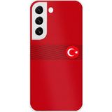 Techtree Samsung Galaxy S22 Uyumlu Türk Milli Takım Izgara Desenli Forma Baskılı Silikon Kılıf