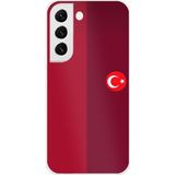 Techtree Samsung Galaxy S22 Uyumlu Türk Milli Takım Parçalı Forma Baskılı Silikon Kılıf