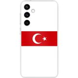 Techtree Samsung Galaxy S23 FE Uyumlu Türk Milli Takım Beyaz Forma Baskılı Silikon Kılıf