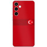Techtree Samsung Galaxy S23 FE Uyumlu Türk Milli Takım Izgara Desenli Forma Baskılı Silikon Kılıf
